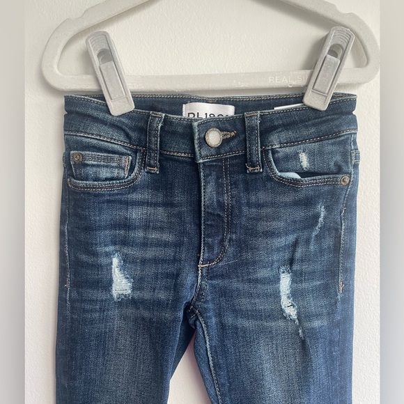 DL1961 Kids Chloe Skinny Jeans in Distressed  size 5 - Picture 2 of 6